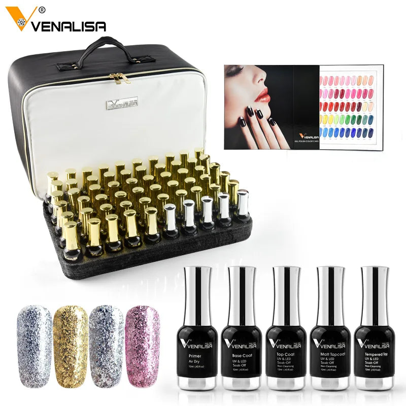 120pcs*12ml Venalisa Gel Polish Set For Nail Art Design