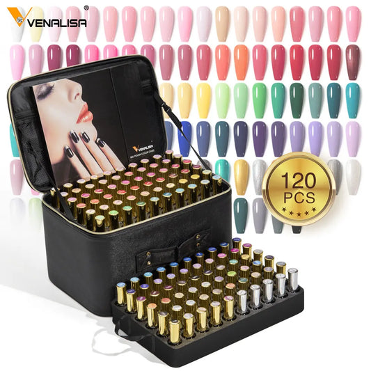 120pcs*12ml Venalisa Gel Polish Set For Nail Art Design